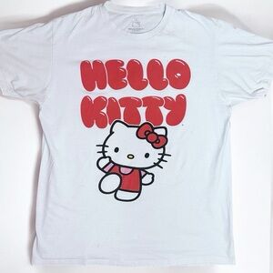 Hello Kitty White and Red Short Sleeve Tee